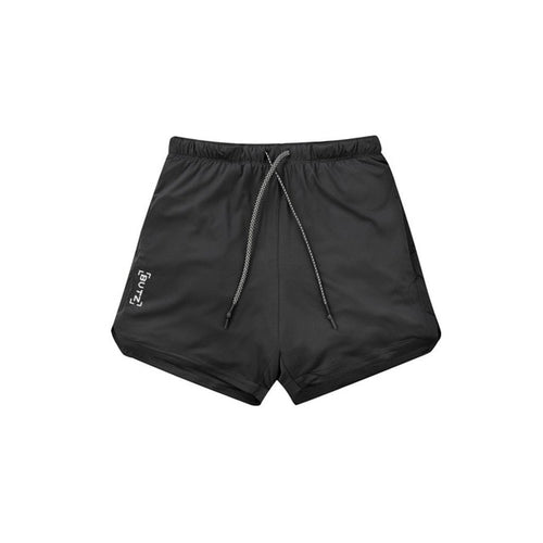 DOUBLE LAYER SHORTS WITH SECURE POCKET