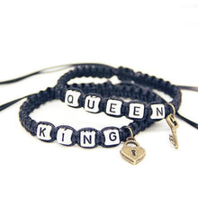 Load image into Gallery viewer, COUPLE LOCK CHARM ROPE BRACELETS JEWELRY