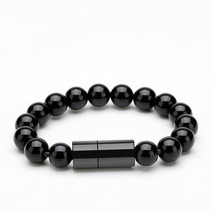 USB Cable Pearl Bracelet