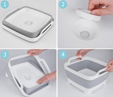 Load image into Gallery viewer, Foldable Drain and Wash Basket